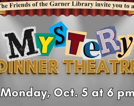 Murder Mystery Dinner Monday, Oct. 5 at 6 pm