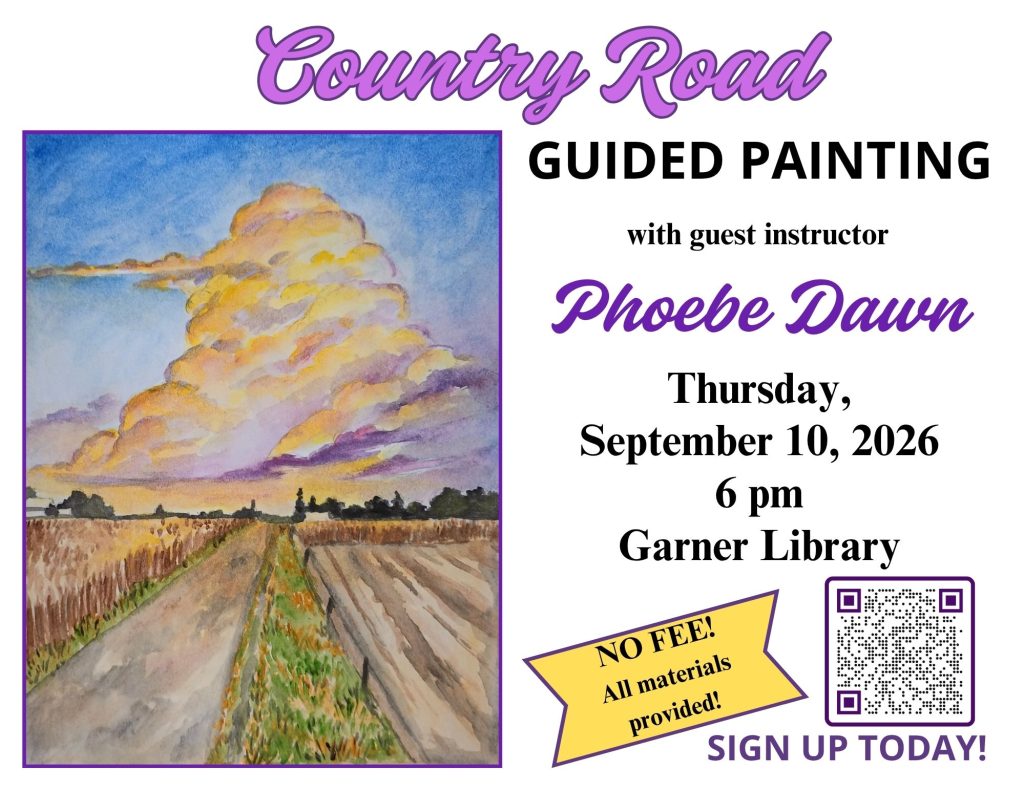 Thursday September 10 @ 6 pm Garner Public Library Registration required